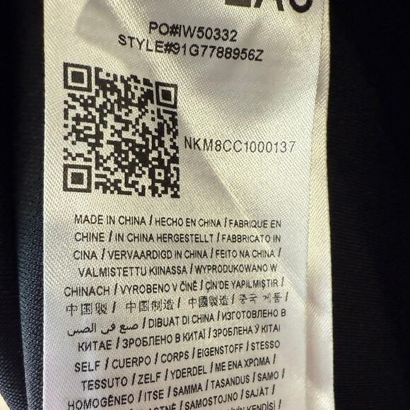 NWT Marciano Miriam Satin Scuba Dress Fit & Flare A-Line Black Size Medium $198 - Picture 10 of 12